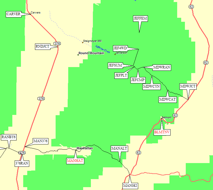 Arc Dome and Mt Jefferson