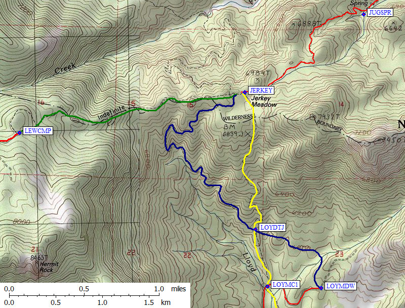 lewis camp trailhead