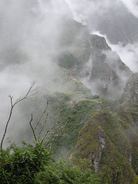 Machu Picchu from the Trail up to Huayna Picchu