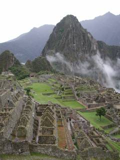 Huayna Picchu in the Morning Mists
