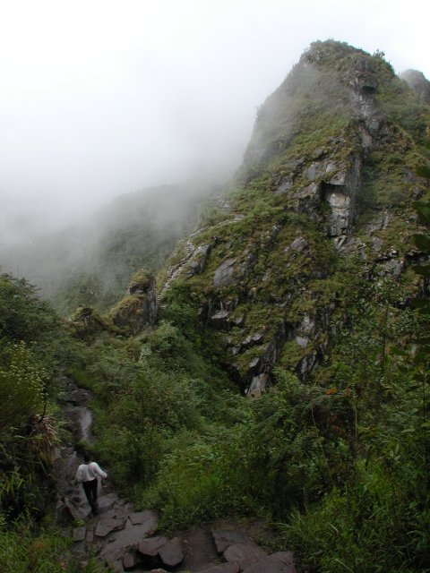 Machu Picchu from the Trail up to Huayna Picchu