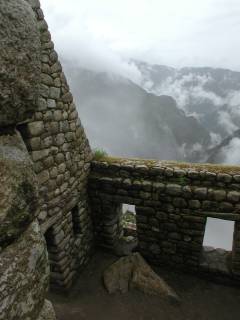 Inca Storehouse and Urubamba Valley