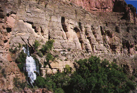 Thunder River headwater - spring in a cliff