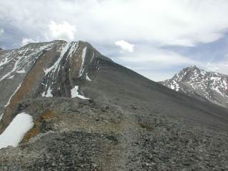Trail along the Ridge up Borah Peak